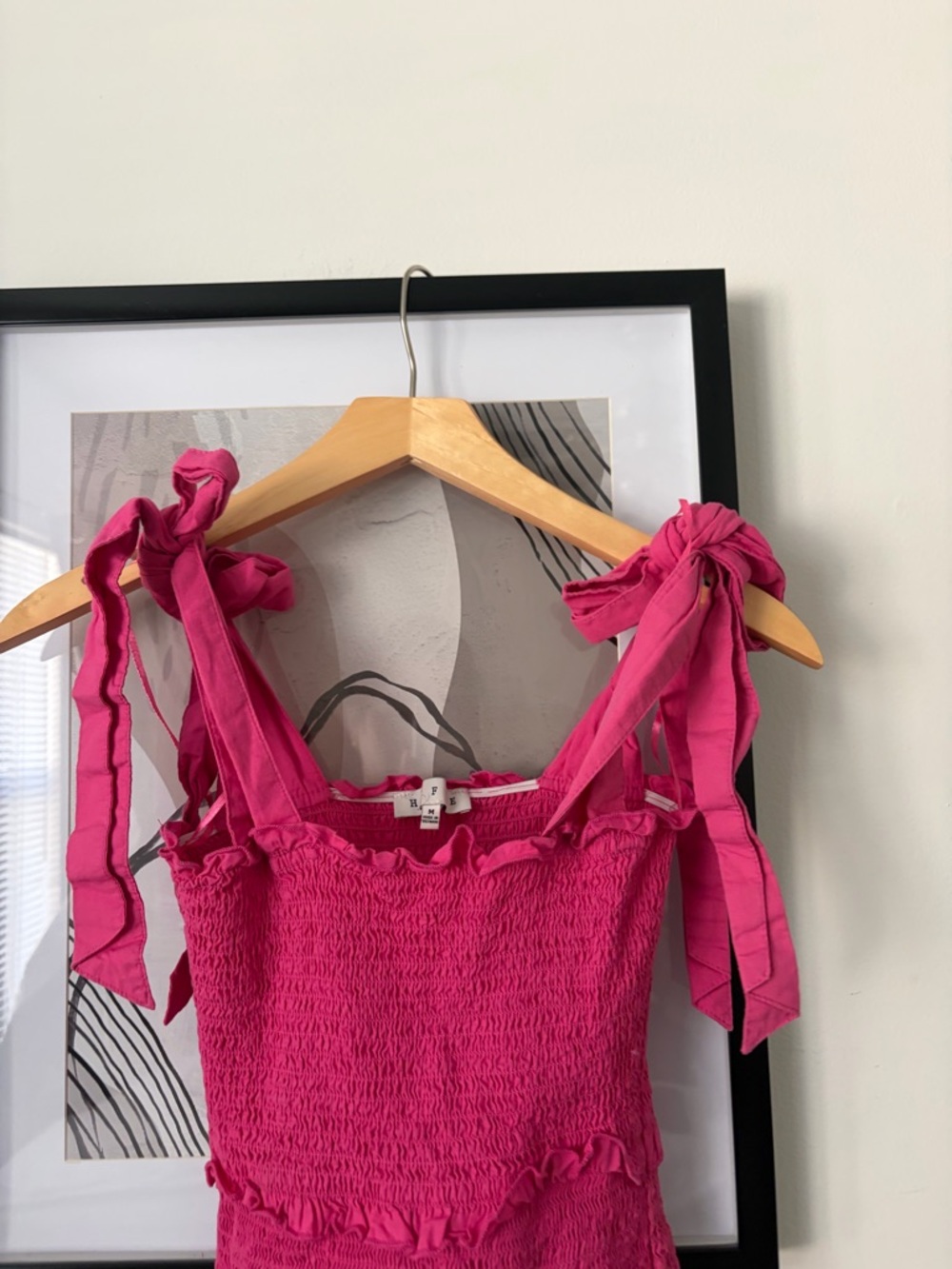 Pink Ruffled Mini Dress - Picture 3 of 5
